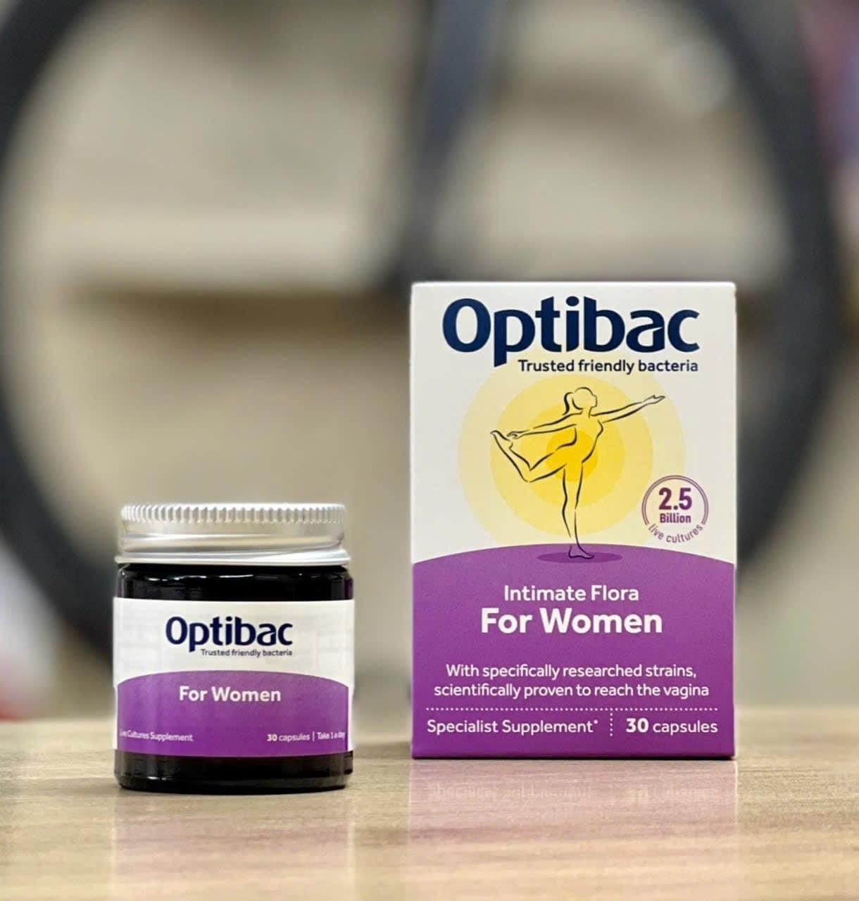 Men Vi Sinh Optibac Probiotics Tím Cho Phụ Nữ Của Anh, 30 viên